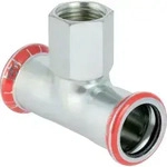 Geberit Mapress C-Stahl T-St&uuml;ck mit Innengewinde 35 mm x Rp 1/2 x 35 mm