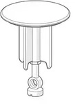 HANSA Ablaufventilkegel d= 63mm