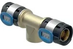 Geberit T-St&uuml;ck FlowFit Innengewinde 16 mm x Rp 1/2 x 16 mm 620150001