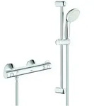 GROHE Brause-Thermostat Grohtherm 800 1/2"", mit Brausegarnitur 60cm, chrom