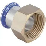 Geberit &Uuml;bergang mit &Uuml;berwurfmutter Mapress 22 mm x Rp 1 1/4, Edelstahl 35044