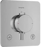 Hansgrohe Thermostat Unterputz Ecostat Comfort Q, f&uuml;r 2 Verbraucher, chrom