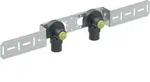 Geberit Anschlusswinkel Mepla zweifach 20 mm x Rp 1/2 x 52 mm, 90&deg;, zweifach,