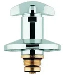GROHE Oberteil m. Trecorngr. 3/4 warm f. Wandeinbauventile, verchromt