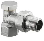 Oventrop Heizk&ouml;rper-Verschraubung Combi 2 DN 20, Eck, Messing vernickelt