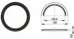BOSCH Ersatzteil TTNR: 63043454 Dichtring 120x152x10mm everp