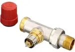 Danfoss Ventilgeh&auml;use RA-N 15, R 1/2"", Durchgang, mit AG, matt vernickelt