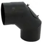 Bertrams Segmentbogen ST-Pu 90G, 160mm, geschw, pb, sw, Rein-&Ouml;ffn.