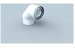 Bertrams Bogen Polyline LAS 87&deg;, innen, wei&szlig;, DN 80/125