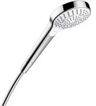 Hansgrohe Handbrause Croma Select S Multi, wei&szlig;/chrom, Brausekopf d = 110 mm