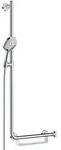Hansgrohe Brauseset Raindance Select S 120 mit 110 cm Brausestange links Unica