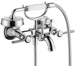 hansgrohe AXOR Montreux 2-Griff Wannenarmatur Aufputz mit Hebelgriffen