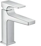 Waschtisch-Einhebelmischer Metropol 110 Ausladung 135mm, Push-Open Ablaufgarnitur,