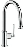 hansgrohe Sp&uuml;ltisch-Einhebelmischer Axor Montreux chrom, mit Ausziehbrause,