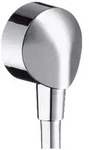 Hansgrohe Schlauchanschluss Fixfit E ohne R&uuml;ckflussverhinderer, chrom
