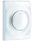 GROHE Abdeckplatte Surf manuelle Ausl&ouml;sung f&uuml;r Urinal, wei&szlig;