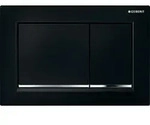 Geberit Bet&auml;tigungsplatte Omega30 schwarz, hochglanz-verchromt 115.080.KM.1