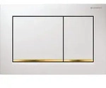 Geberit Bet&auml;tigungsplatte Omega30 wei&szlig;, vergoldet 115.080.KK.1