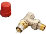Danfoss Ventilgeh&auml;use RA-N, Eck, 15, R 1/2"", matt vernickelt