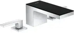Waschtisch-3-Loch-Armatur 70 Axor MyEdition chrom/Spiegelglas, mit Push-Open