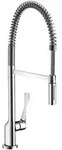 hansgrohe Sp&uuml;ltisch-Einhebelmischer Axor Citterio Semi-Pro edelstahl-optik,