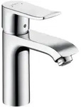 Hansgrohe Waschtisch-Einhebelmischer Metris 110-LowFlow 5 l/min, mit Ablaufgarnitur,