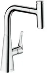 Sp&uuml;ltisch-Einhebelmischer Metris Select M71-240 Ausziehbrause, 2jet, sBox,