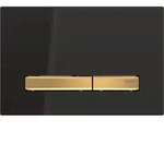 Geberit Bet&auml;tigungsplatte Sigma50 schwarz/Messing 115.672.DW.2