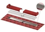 Duschrinne TECEdrainline Evo 700 mm, mit Wandfliesenauflage, Seal System