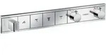 hansgrohe Fertigmontageset RainSelect UP-Thermostat, f&uuml;r 4 Verbraucher, chrom