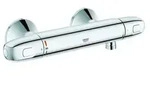 GROHE Brause-Thermostat Grohtherm 1000 1/2"", Wandmontage, chrom