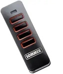 SOMMER Handsender Pearl, schwarz-rot