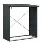 H&ouml;rmann Berry Kaminholzregal Modern Typ 2