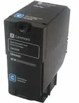 Lexmark Original Toner 74C2SC0 Farbe: Cyan ca. 7.000 Seiten f&uuml;r CS720de I...