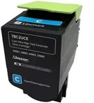 Original Lexmark Toner 78C2UCE Ultra High Yield Farbe: Cyan ca. 7.000 Seiten...