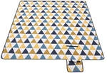 Picknickdecke Flanell Dreiecke XXL