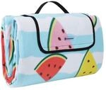 Wasserdichte Picknickdecke mit Tragegriff, Wassermelone