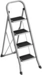 Klapptritt mit 2 Stufen, Grau / 4 Stufen (89T x 45B x 127H cm)