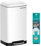 M&uuml;lleimer mit Softclose-Funktion, Wei&szlig;
