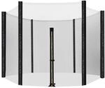 Sicherheitsnetz f&uuml;r Trampolin, Schwarz / 244 cm