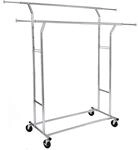 Schwerlast-Doppelkleiderstange 110 kg