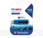 USB 3.2 Stick 128GB, V3 MAX, blau-schwarz