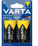 2x Varta Super Heavy Duty Mono D R20 Zink Kohle Batterie