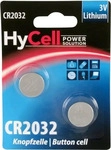 Hycell CR2032 Lithium Knopfzelle 3V Batterie - 2er Verpackung