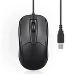 Perixx PERIMICE-209, Kabelgebundene Maus, USB-Kabel, schwarz