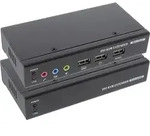 InLine DVI USB KVM Extender, Verl&auml;ngerung &uuml;ber UTP, mit Audio, bis 50m