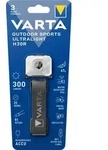 Varta Outdoor Ultralight H30R wei&szlig; Stirnleuchte 18631 - inkl. Akku