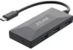 Inline&reg; USB 3.2 Gen.1 Hub, USB-C zu 2 Port USB-C und 3 Port USB-A, ohne PSU