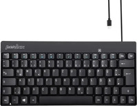 Perixx 422 DE, Perixx PERIBOARD-422 DE, Mini USB-C Tastatur kabelgebunden, schwarz