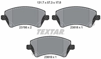 TEXTAR Bremsbelagsatz, Scheibenbremse Q+ 2376601
